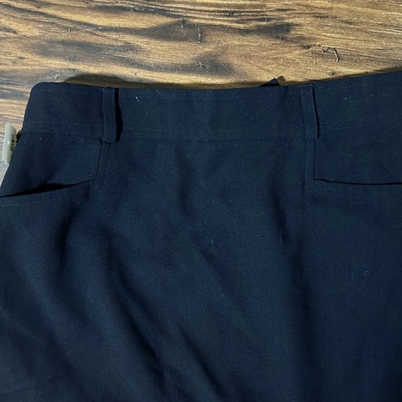 Ralph Lauren wool navy midi maxi pencil skirt, size 6 - Picture 5 of 7